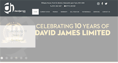 Desktop Screenshot of davidjameslimited.co.uk